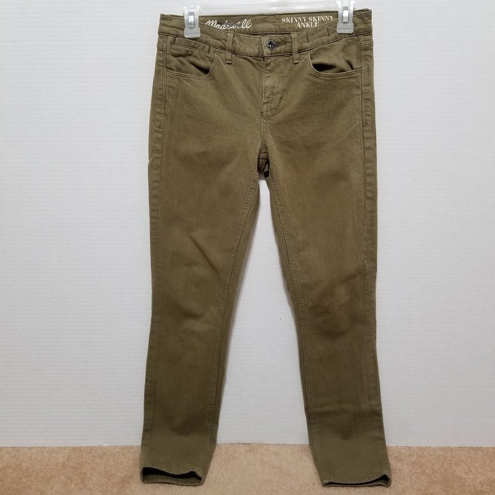 Madewell jeans 26 Skinny Skinny Ankle colored denim stretch